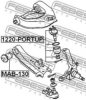 FEBEST MAB-130 Control Arm-/Trailing Arm Bush